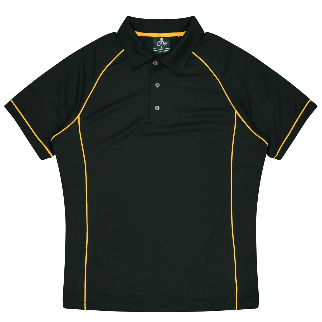 Aussie Pacific Polos / Shirts Black/Gold / S Aussie Pacific Endeavour Men's Polo