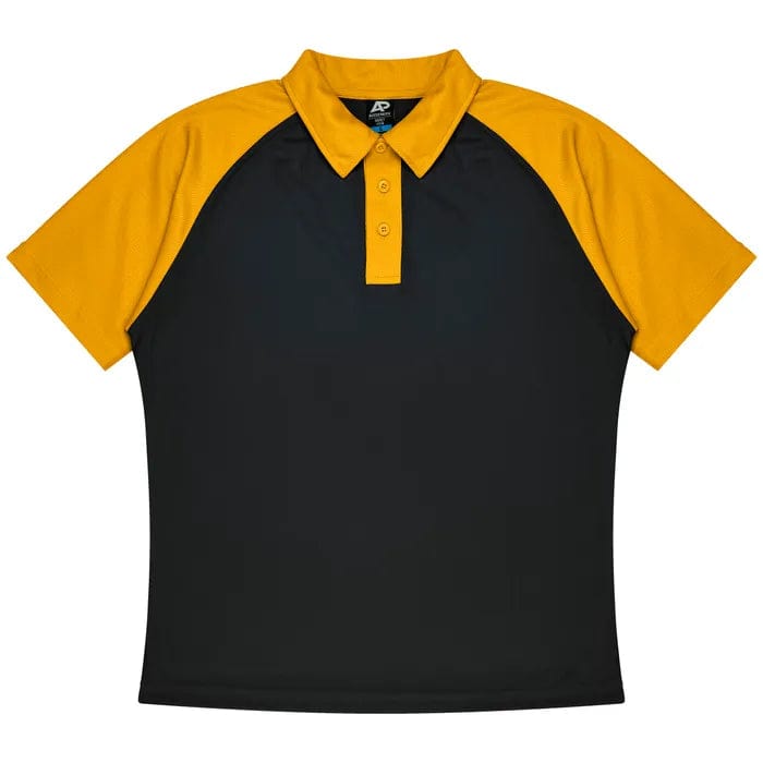 Aussie Pacific Polos / Shirts Black/Gold / S Aussie Pacific Manly Men's Polo