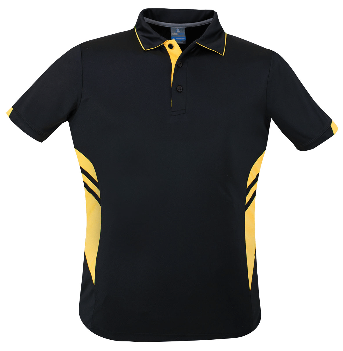 Aussie Pacific Polos / Shirts Black/Gold / S Aussie Pacific Tasman Men's Polo