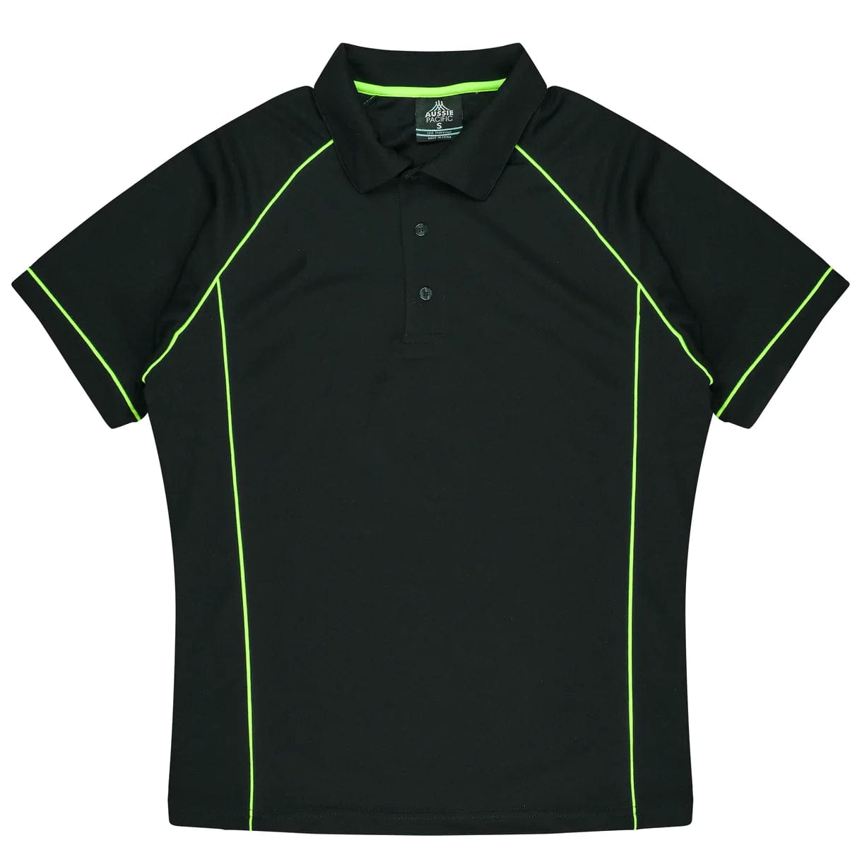 Aussie Pacific Polos / Shirts Black/Green / S Aussie Pacific Endeavour Men's Polo