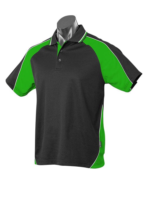 Aussie Pacific Polos / Shirts Black/Green/White / S Aussie Pacific Panorama Men's Polo