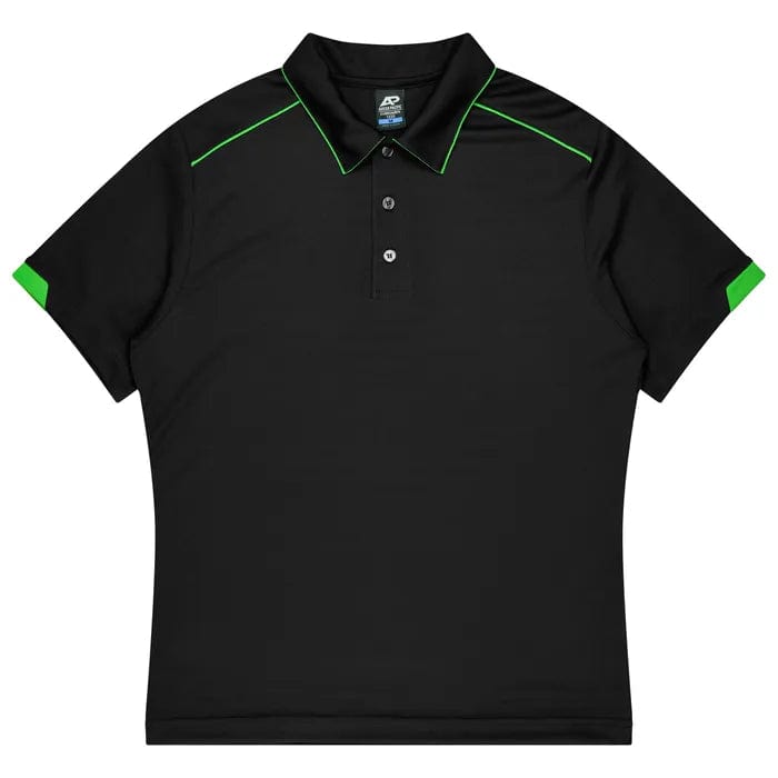 Aussie Pacific Polos / Shirts Black/Kawa Green / S Aussie Pacific Currumbin Men's Polo