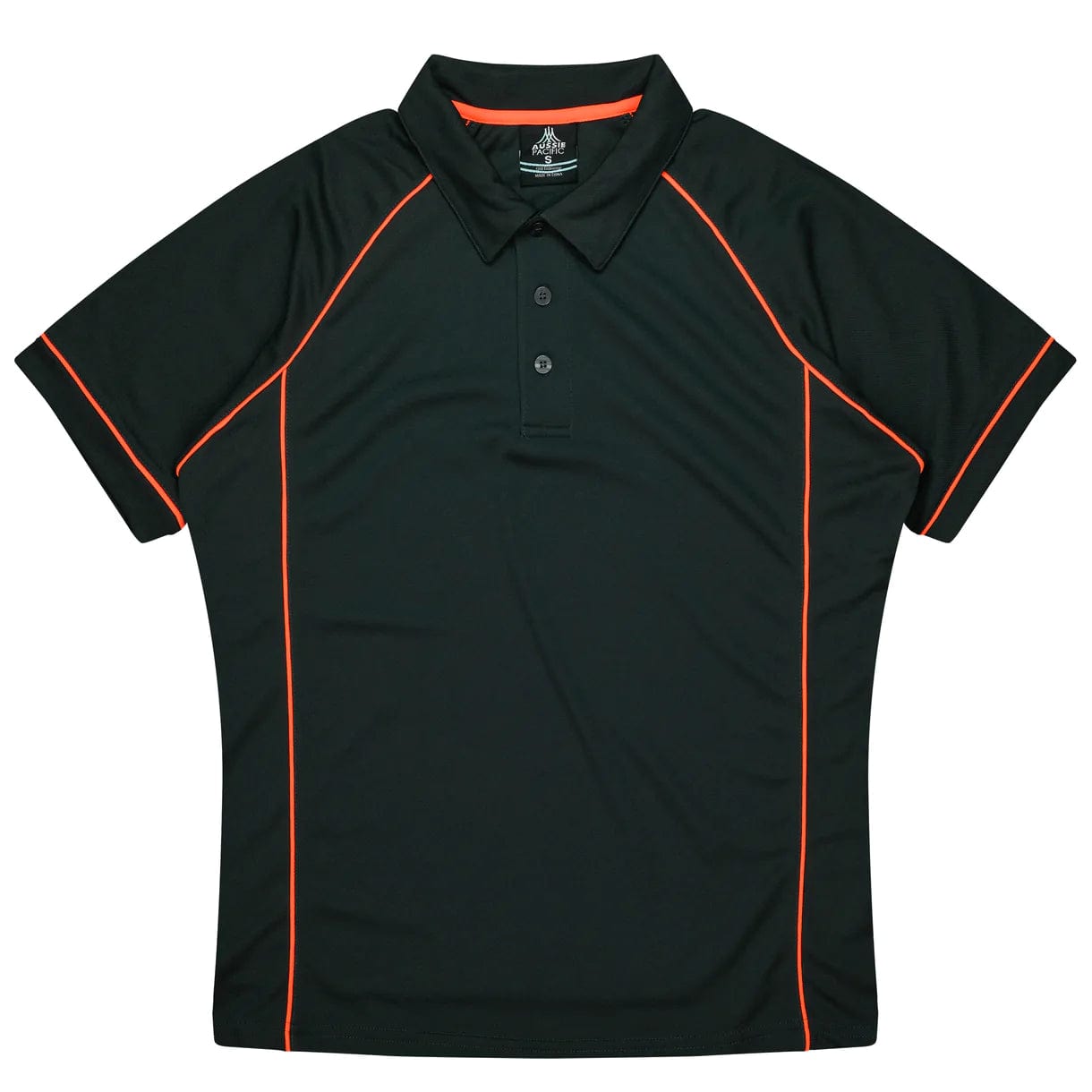 Aussie Pacific Polos / Shirts Black/Orange / S Aussie Pacific Endeavour Men's Polo