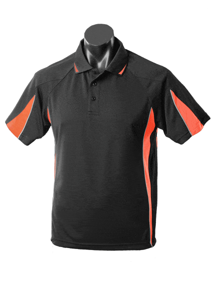 Aussie Pacific Polos / Shirts Black/Orange / S Aussie Pacific Eureka Men's Polo