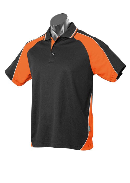 Aussie Pacific Polos / Shirts Black/Orange/White / S Aussie Pacific Panorama Men's Polo