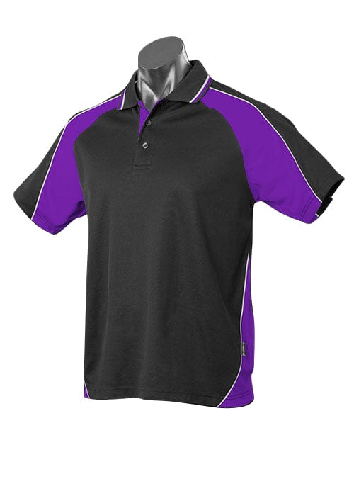 Aussie Pacific Polos / Shirts Black/Purple/White / S Aussie Pacific Panorama Men's Polo