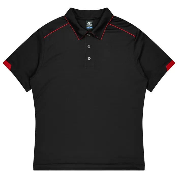 Aussie Pacific Polos / Shirts Black/Red / M Aussie Pacific Currumbin Men's Polo