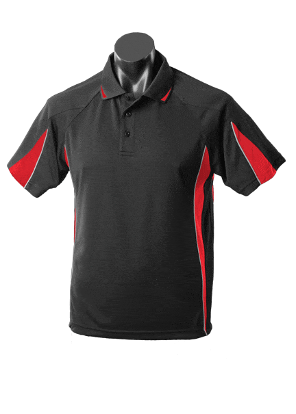 Aussie Pacific Polos / Shirts Black/Red / S Aussie Pacific Eureka Men's Polo