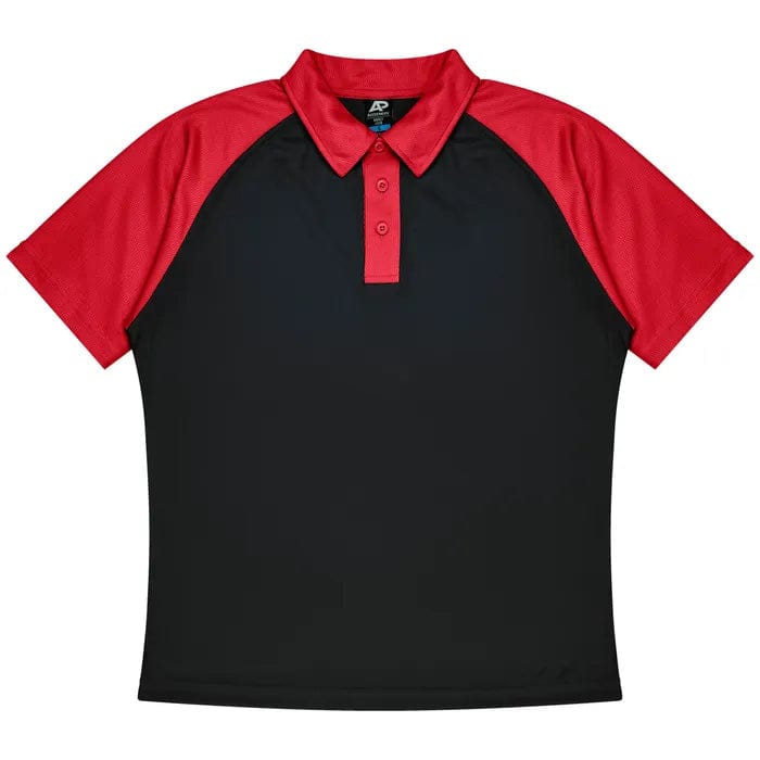 Aussie Pacific Polos / Shirts Black/Red / S Aussie Pacific Manly Men's Polo