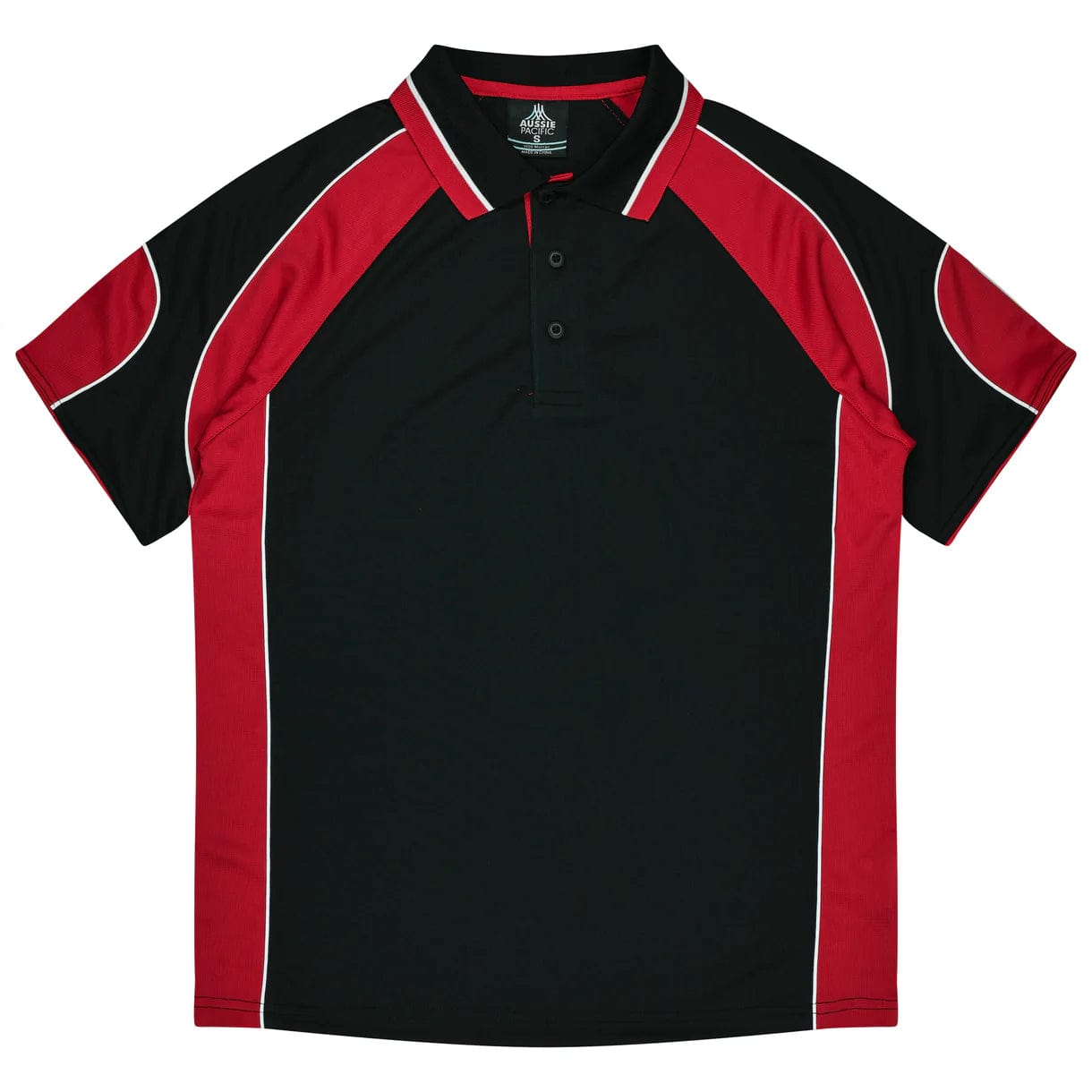 Aussie Pacific Polos / Shirts Black/Red / S Aussie Pacific Murray Men's Polo