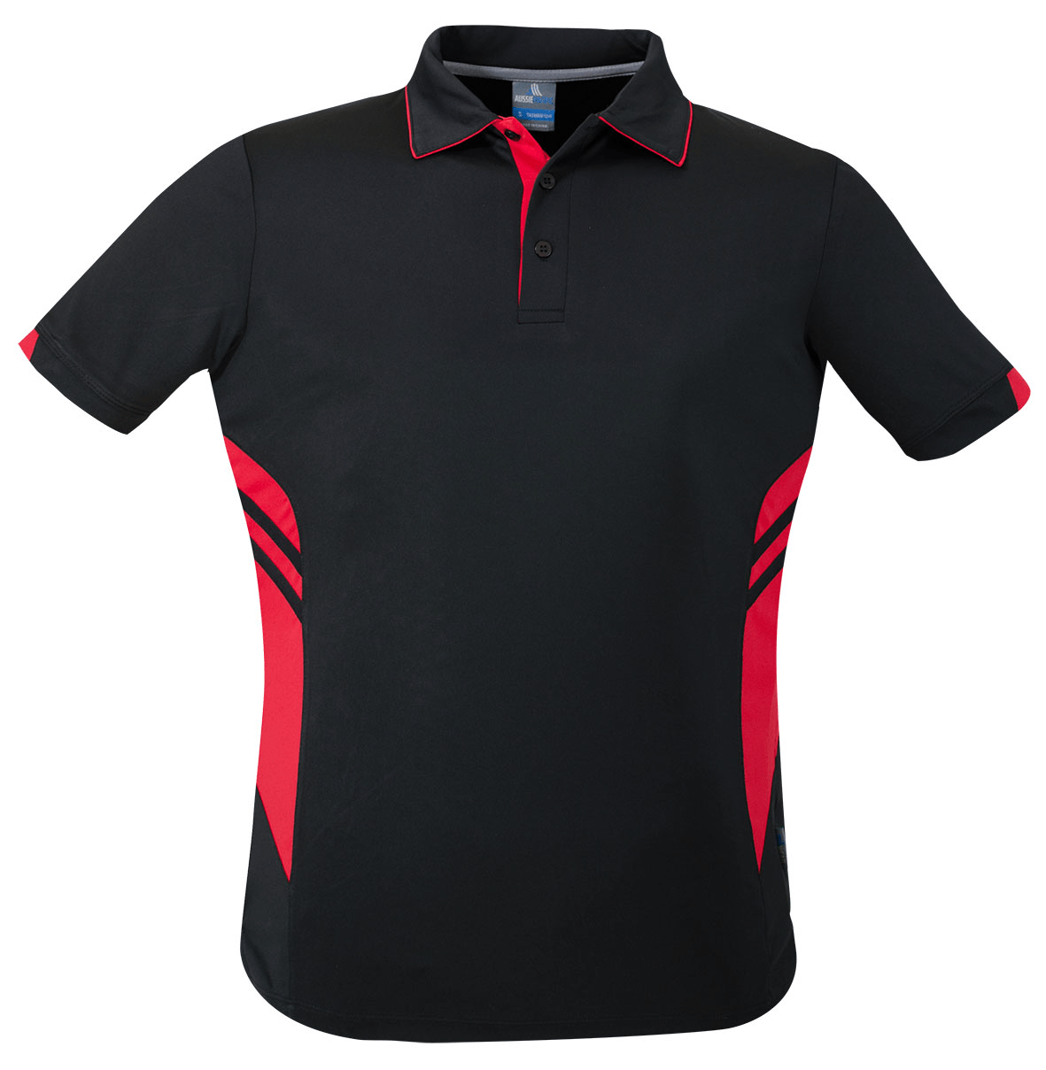 Aussie Pacific Polos / Shirts Black/Red / S Aussie Pacific Tasman Men's Polo