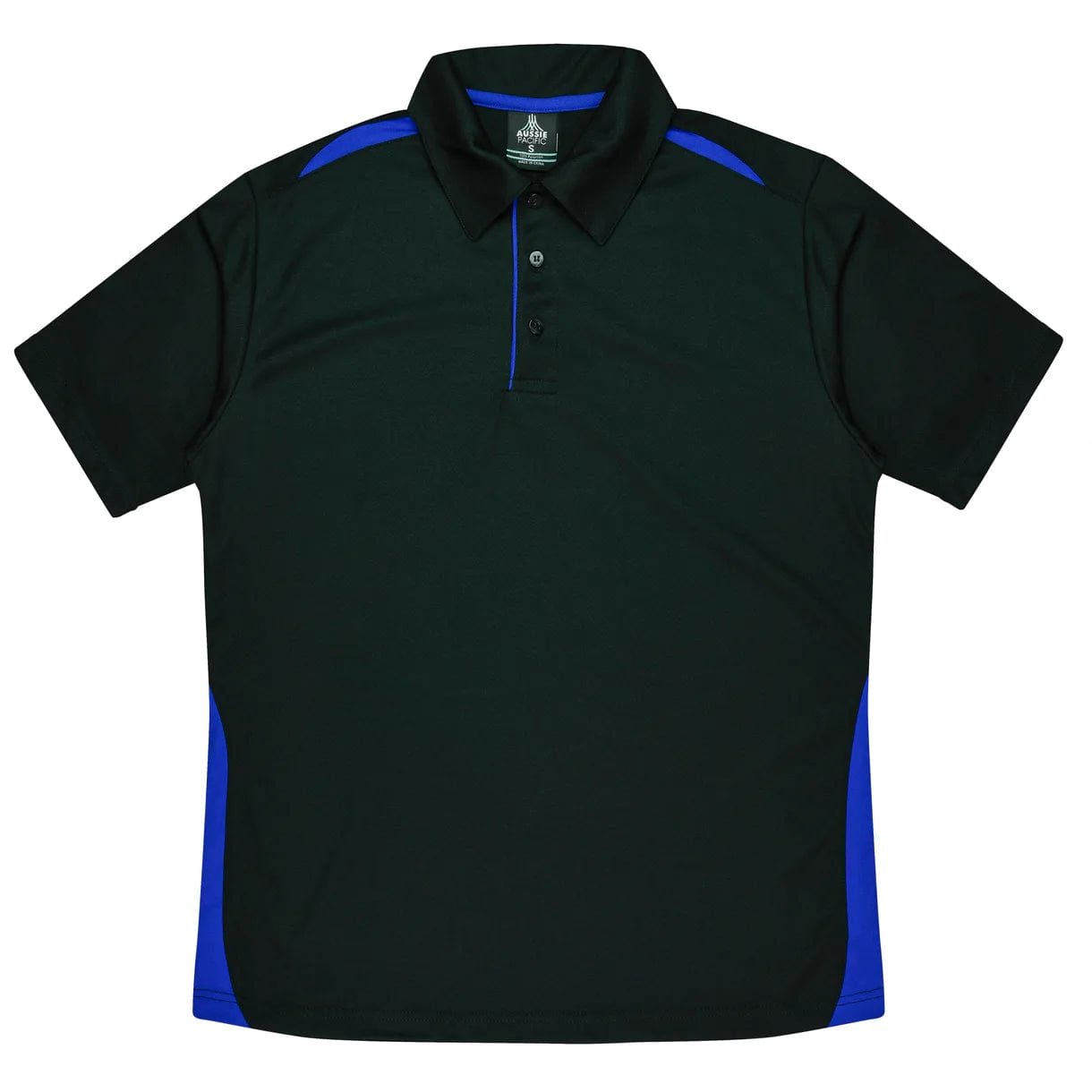 Aussie Pacific Polos / Shirts Black/Royal / S Aussie Pacific Paterson Men's Polo
