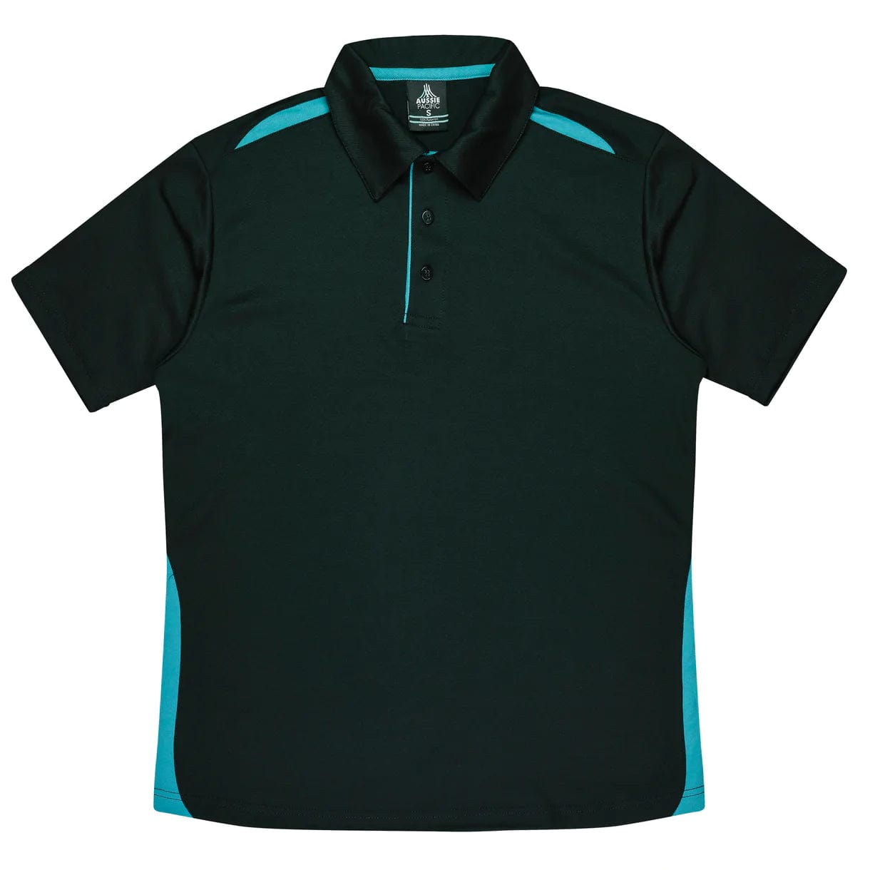 Aussie Pacific Polos / Shirts Black/Teal / S Aussie Pacific Paterson Men's Polo