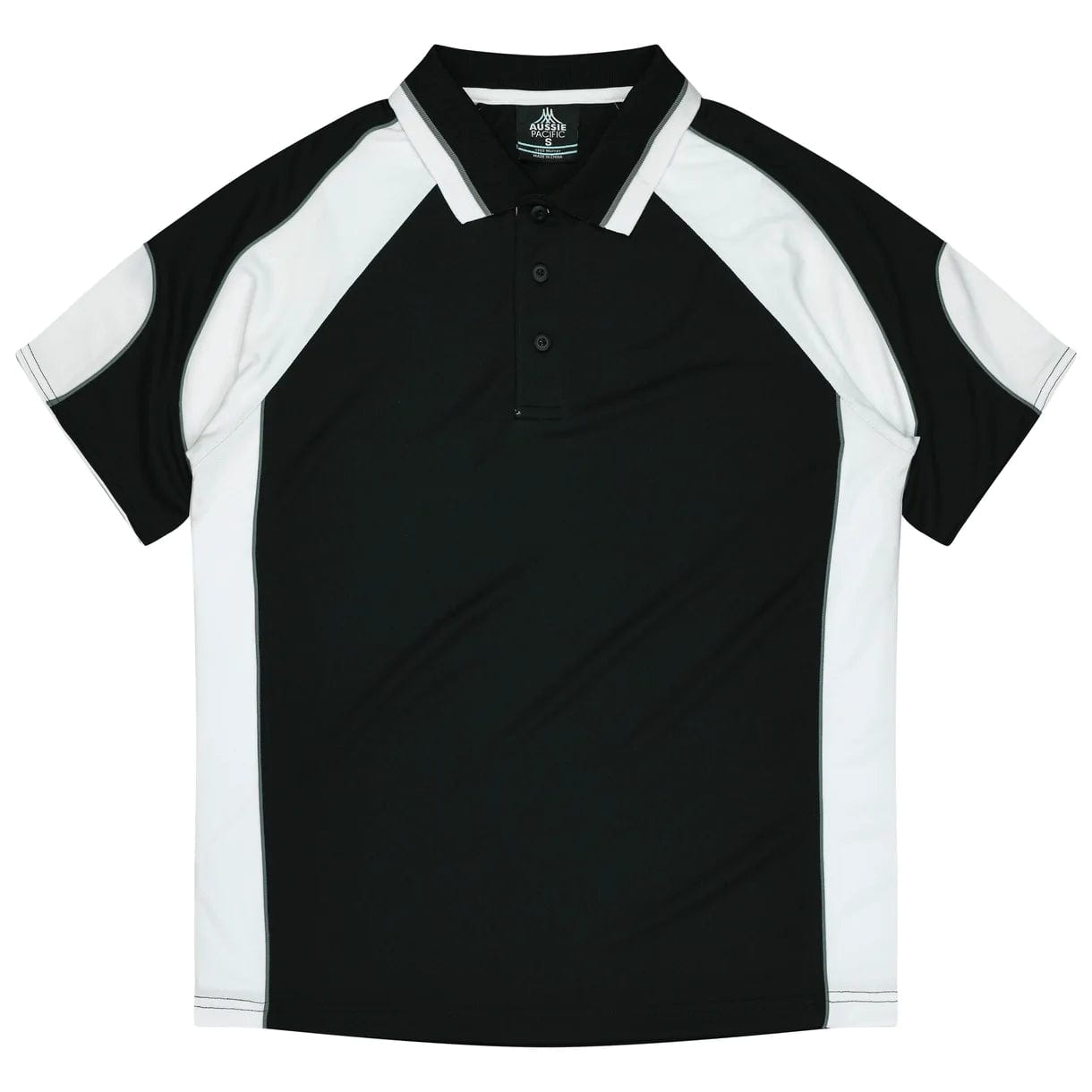 Aussie Pacific Polos / Shirts Black/White / 6 Aussie Pacific Murray Kids Polo