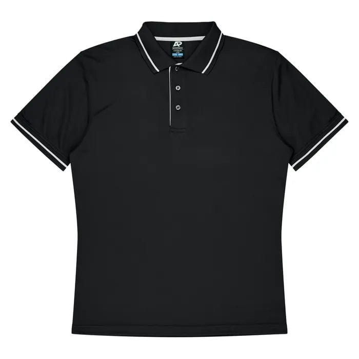 Aussie Pacific Polos / Shirts Black/White / S Aussie Pacific Cottesloe Men's Polo