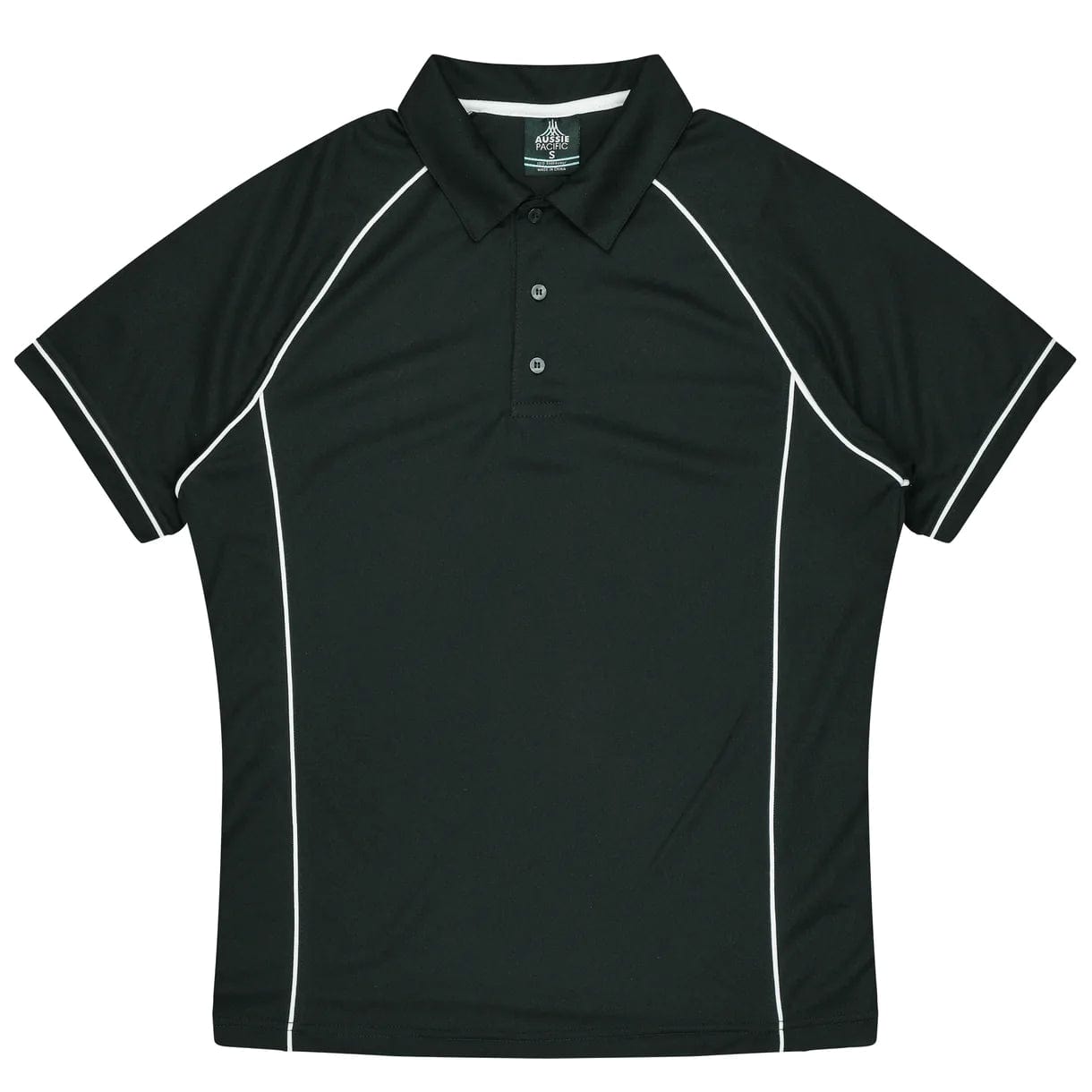 Aussie Pacific Polos / Shirts Black/White / S Aussie Pacific Endeavour Men's Polo