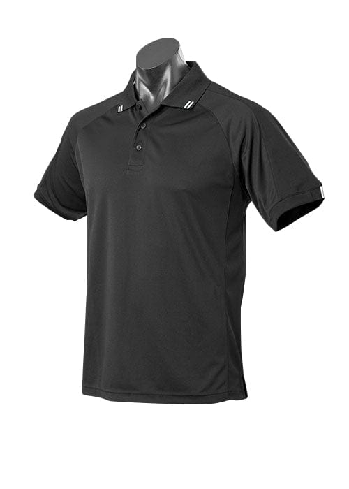 Aussie Pacific Polos / Shirts Black/White / S Aussie Pacific Flinders Men's Polo