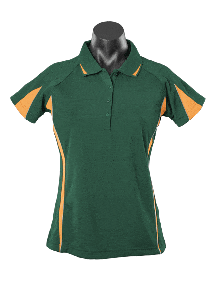 Aussie Pacific Polos / Shirts Bottle/Gold / 8 Aussie Pacific Eureka Ladies Polo