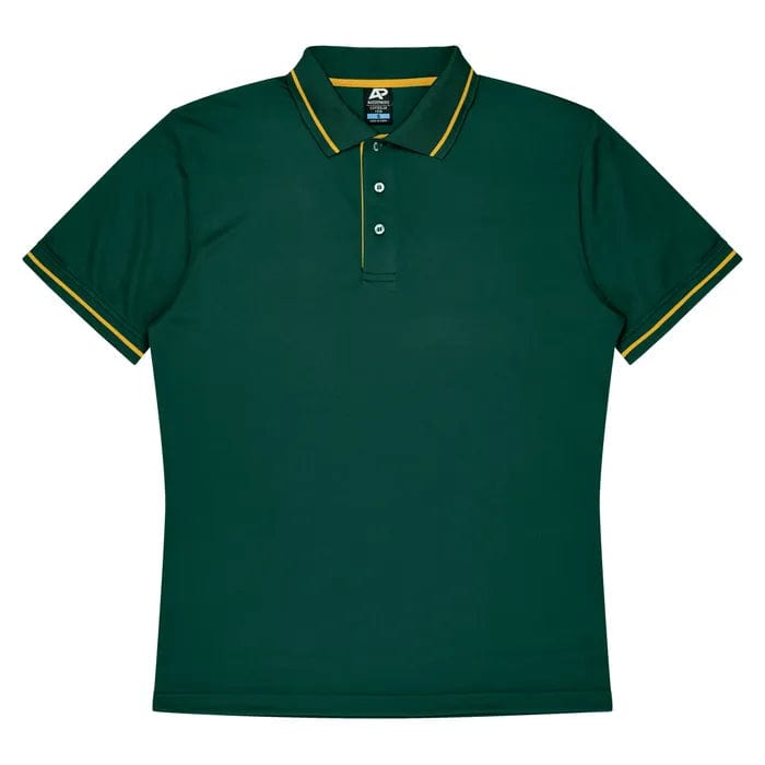 Aussie Pacific Polos / Shirts Bottle/Gold / S Aussie Pacific Cottesloe Men's Polo