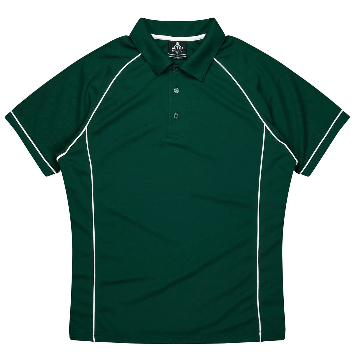 Aussie Pacific Polos / Shirts Bottle/White / S Aussie Pacific Endeavour Men's Polo