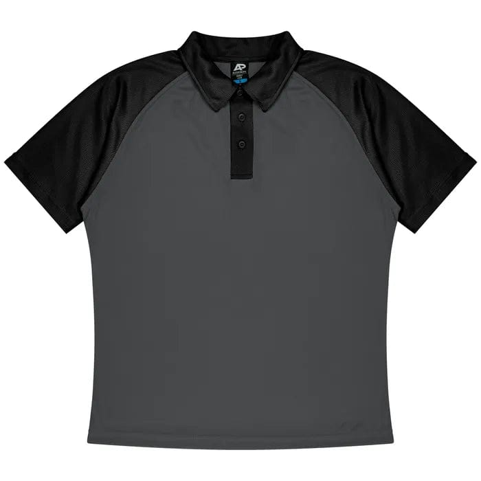 Aussie Pacific Polos / Shirts Charcoal/Black / S Aussie Pacific Manly Men's Polo