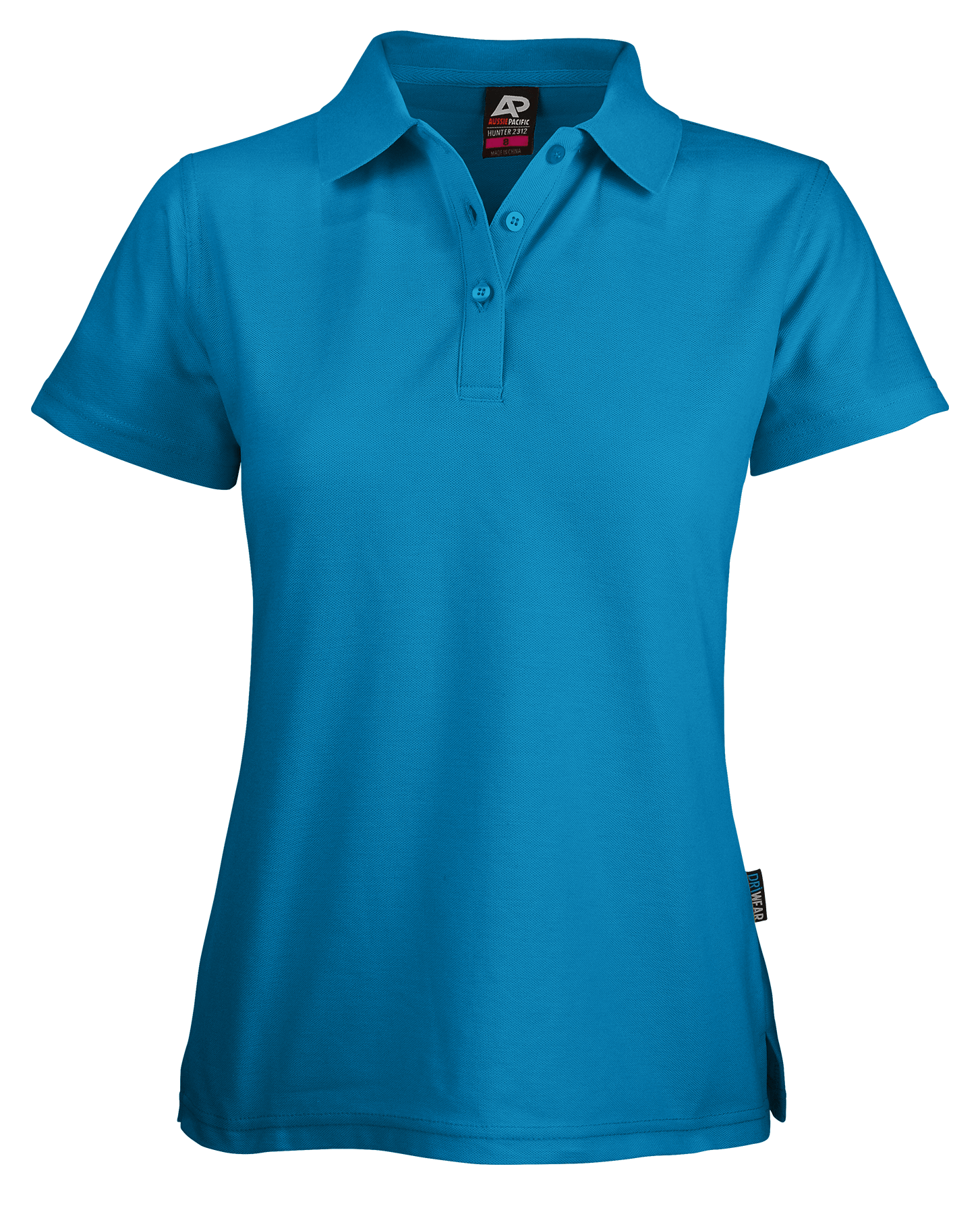 Aussie Pacific Polos / Shirts Cyan / 6 Aussie Pacific Hunter Ladies Polo