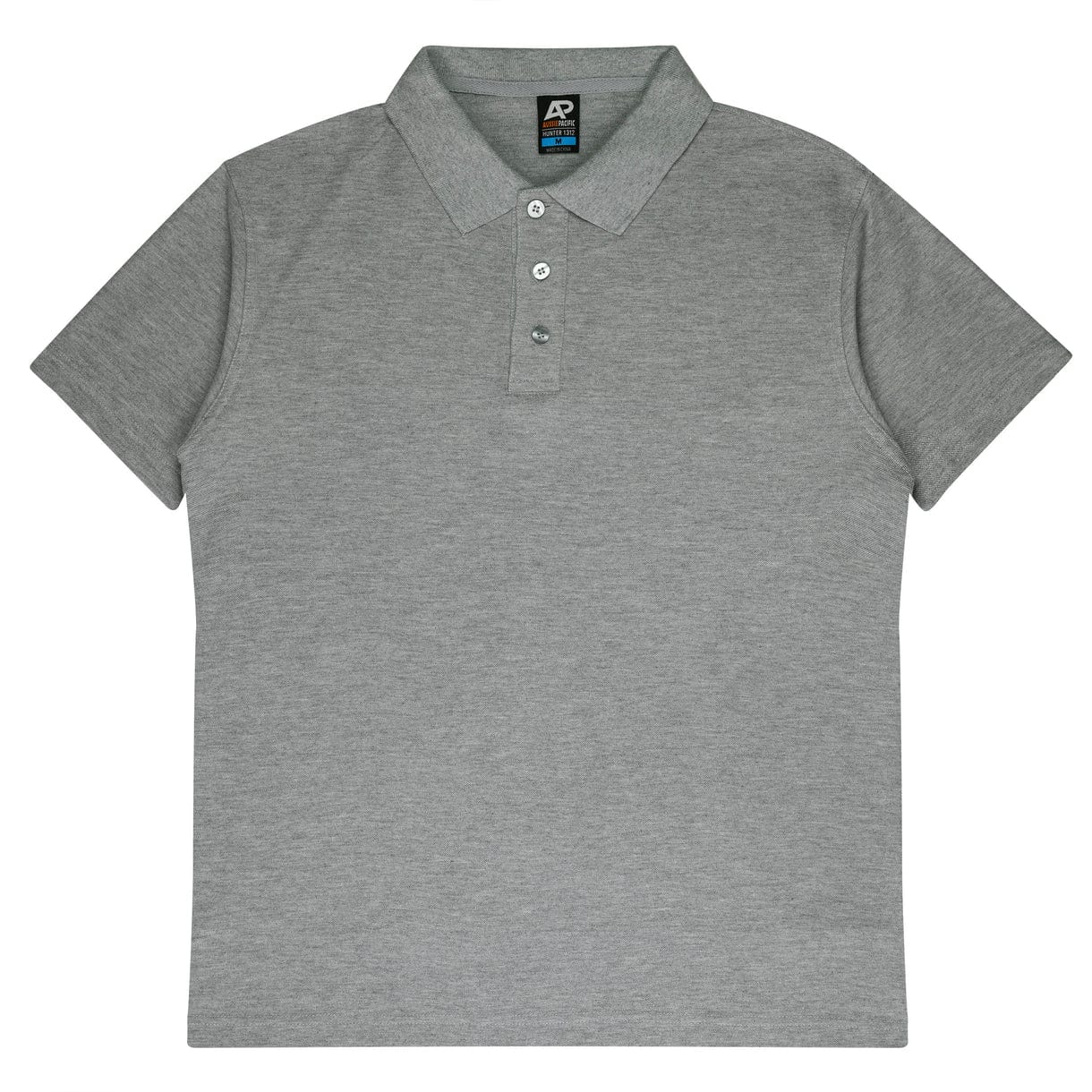 Aussie Pacific Polos / Shirts Grey Marle / 4 Aussie Pacific Hunter Kids Polo