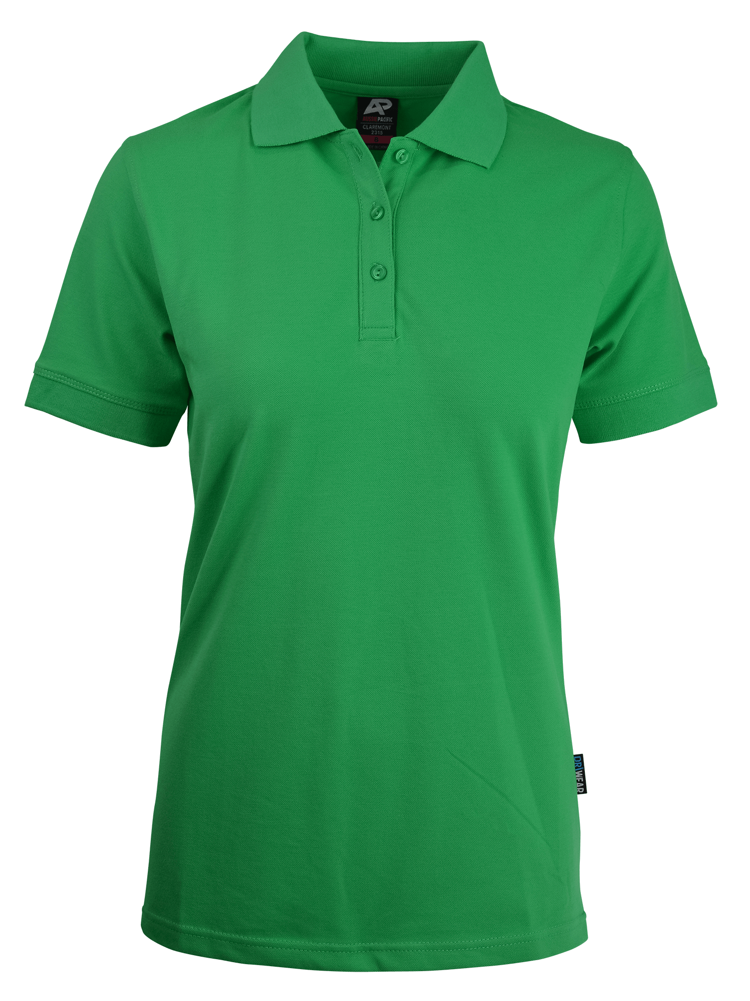 Aussie Pacific Polos / Shirts Kelly Green / 6 Aussie Pacific Claremont Ladies Polo