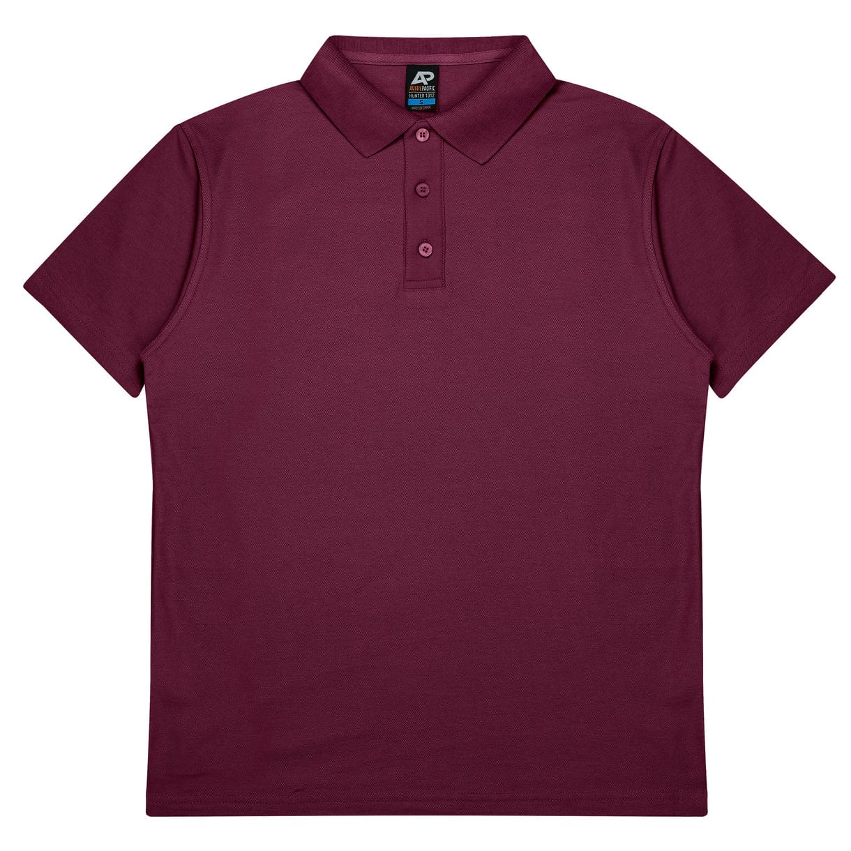 Aussie Pacific Polos / Shirts Maroon / 4 Aussie Pacific Hunter Kids Polo