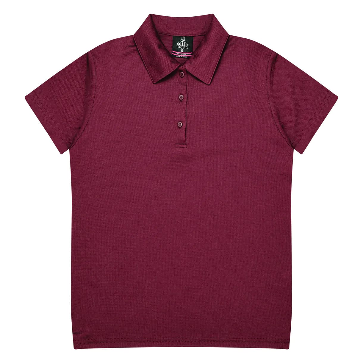 Aussie Pacific Polos / Shirts Maroon / 6 Aussie Pacific Botany Ladies Polo