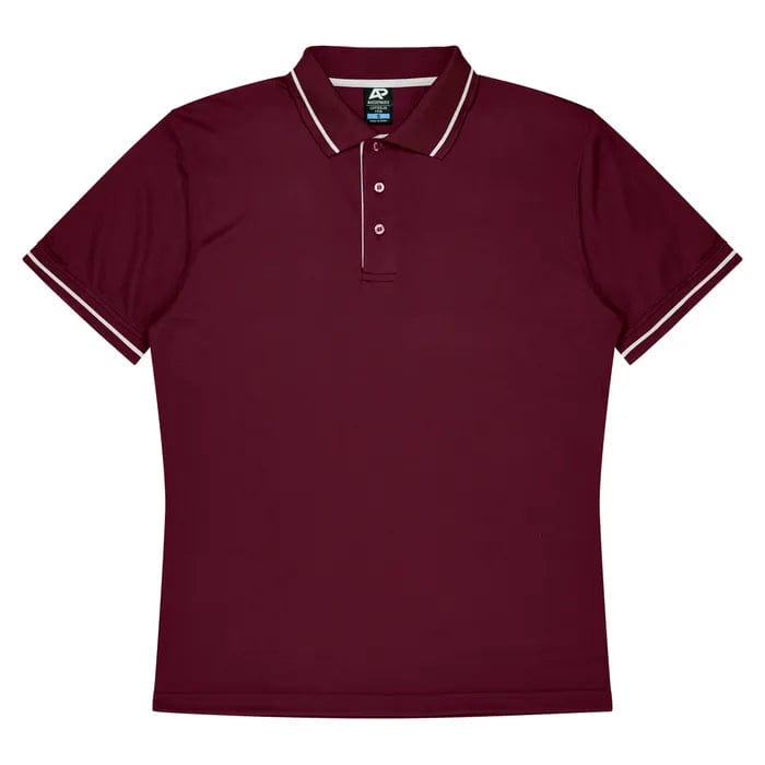 Aussie Pacific Polos / Shirts Maroon/White / S Aussie Pacific Cottesloe Men's Polo