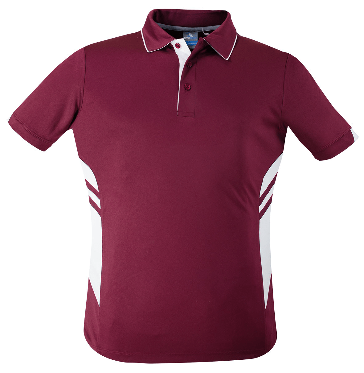 Aussie Pacific Polos / Shirts Maroon/White / S Aussie Pacific Tasman Men's Polo