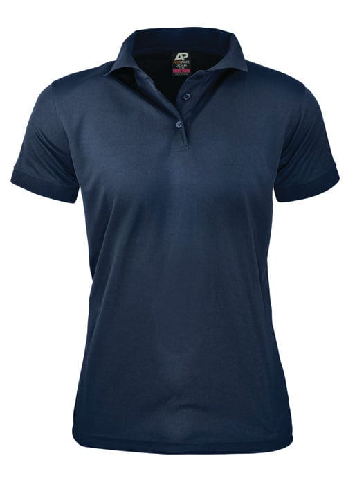 Aussie Pacific Polos / Shirts Navy / 6 Aussie Pacific Lachlan Ladies Polo