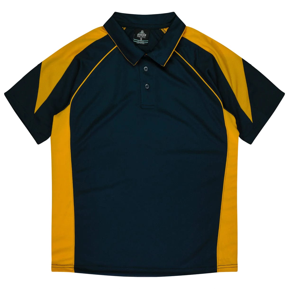 Aussie Pacific Polos / Shirts Navy/Gold / 6 Aussie Pacific Premier Kids Polo