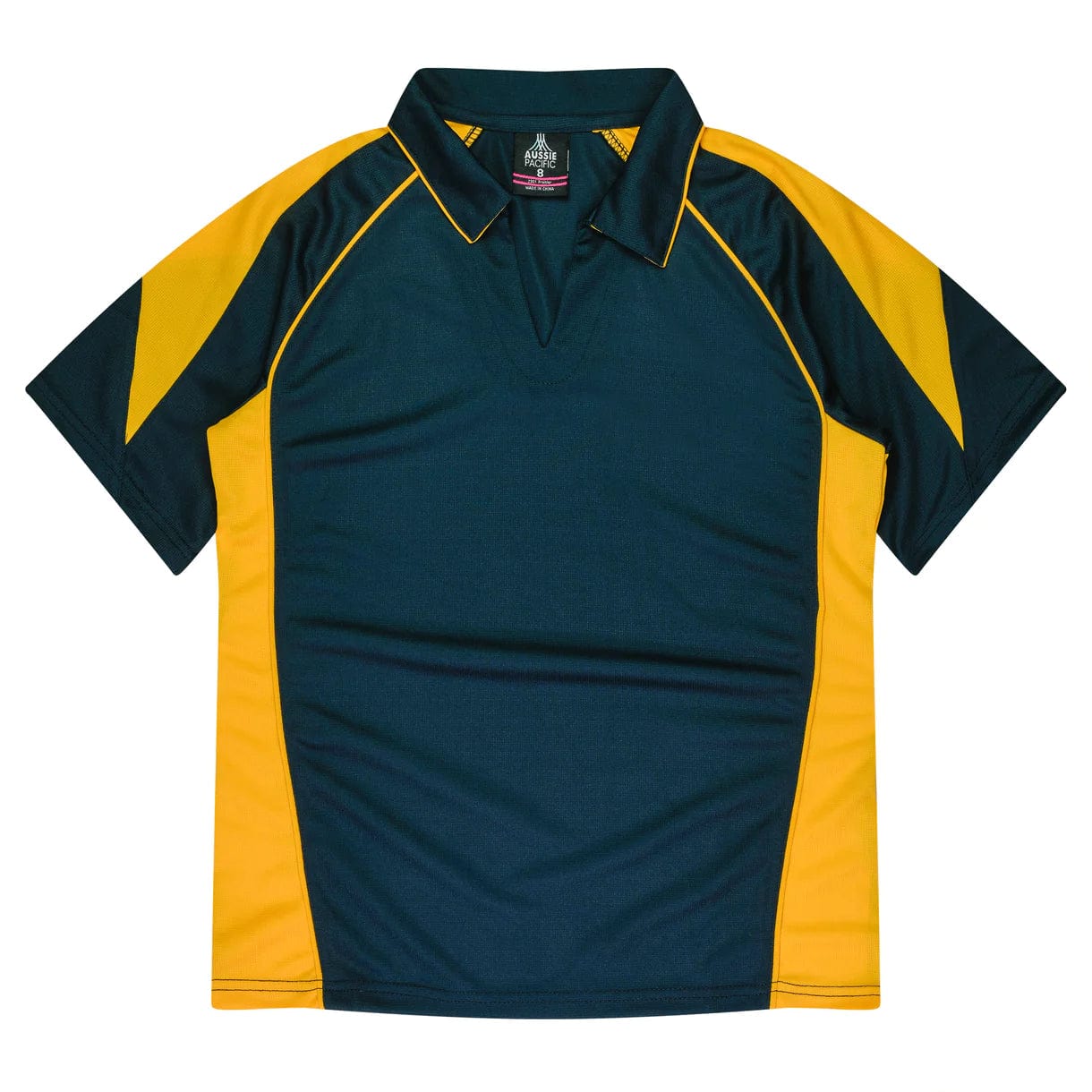 Aussie Pacific Polos / Shirts Navy/Gold / 8 Aussie Pacific Premier Ladies Polo