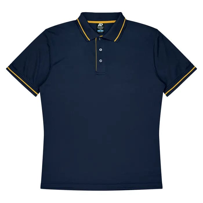 Aussie Pacific Polos / Shirts Navy/Gold / S Aussie Pacific Cottesloe Men's Polo