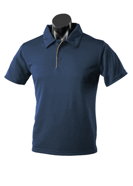 Aussie Pacific Polos / Shirts Navy/Gold / S Aussie Pacific Yarra Men's Polo