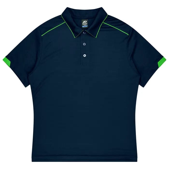 Aussie Pacific Polos / Shirts Navy/Kawa Green / S Aussie Pacific Currumbin Men's Polo
