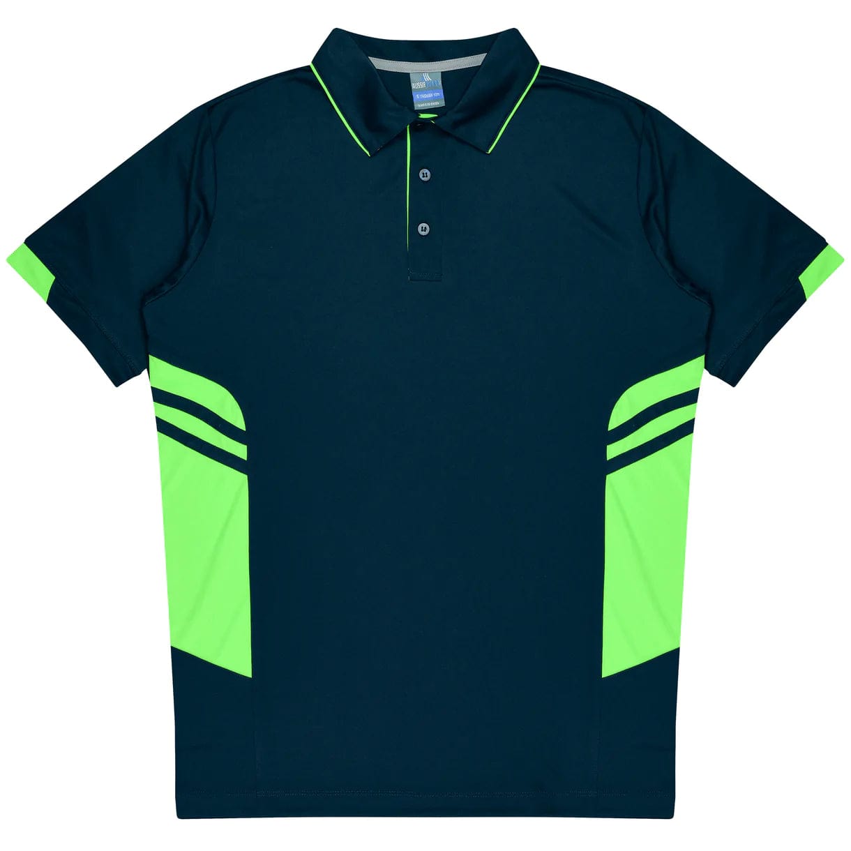 Aussie Pacific Polos / Shirts Navy/Neon Green / 4 Aussie Pacific Tasman Kids Polo