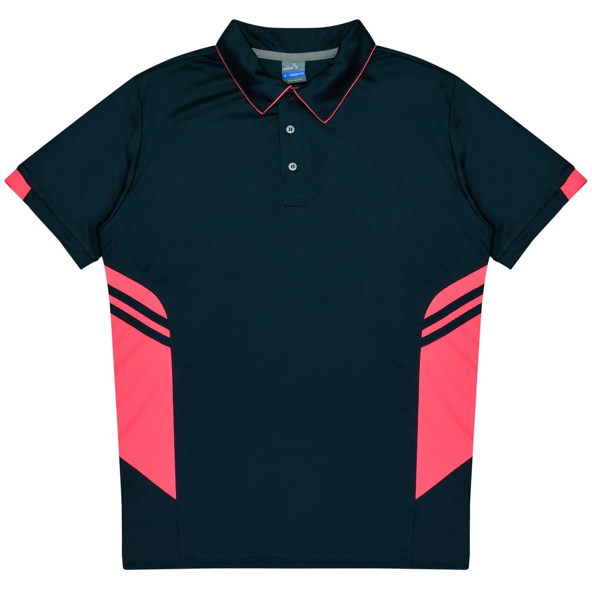 Aussie Pacific Polos / Shirts Navy/Neon Pink / 4 Aussie Pacific Tasman Kids Polo