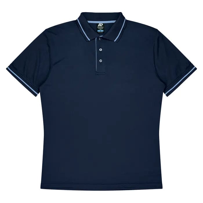 Aussie Pacific Polos / Shirts Navy/Sky / S Aussie Pacific Cottesloe Men's Polo