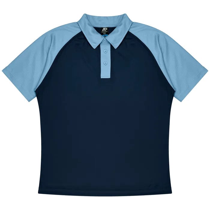 Aussie Pacific Polos / Shirts Navy/Sky / S Aussie Pacific Manly Men's Polo
