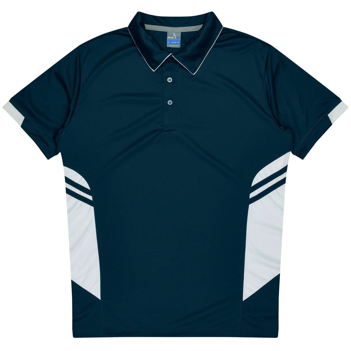 Aussie Pacific Polos / Shirts Navy/White / 4 Aussie Pacific Tasman Kids Polo