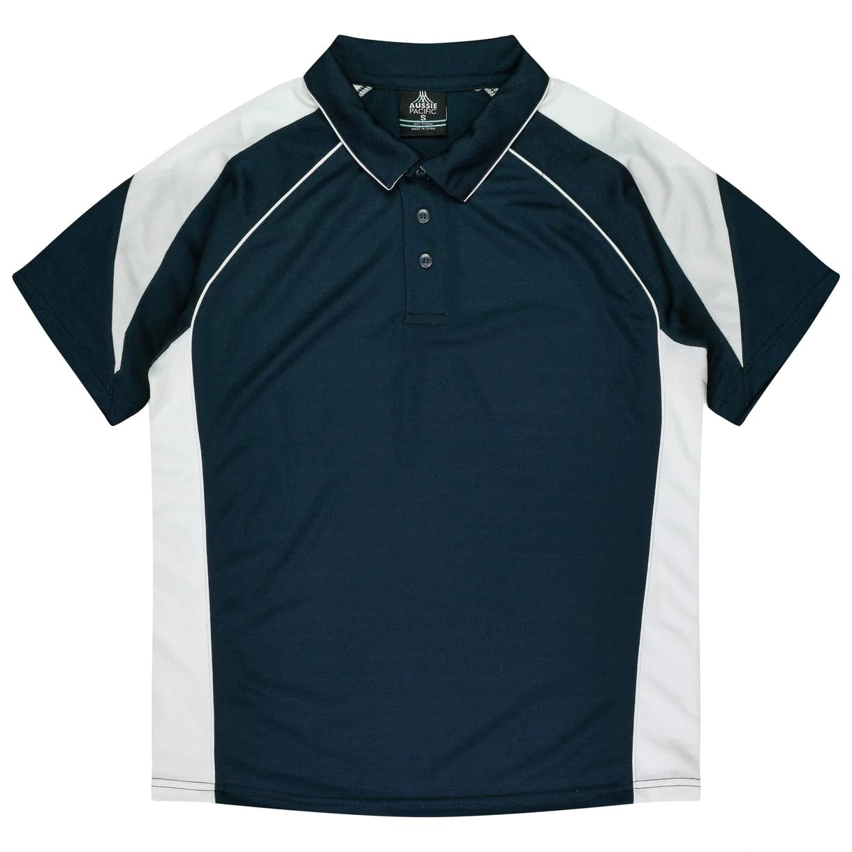 Aussie Pacific Polos / Shirts Navy/White / 6 Aussie Pacific Premier Kids Polo