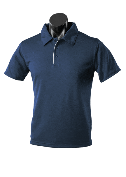 Aussie Pacific Polos / Shirts Navy/White / S Aussie Pacific Yarra Men's Polo