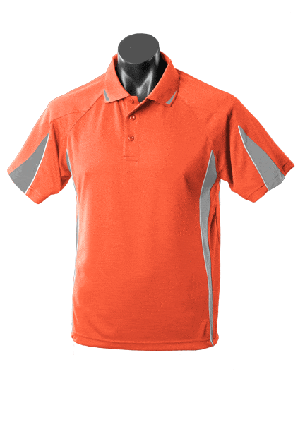Aussie Pacific Polos / Shirts Orange/Charcoal / S Aussie Pacific Eureka Men's Polo