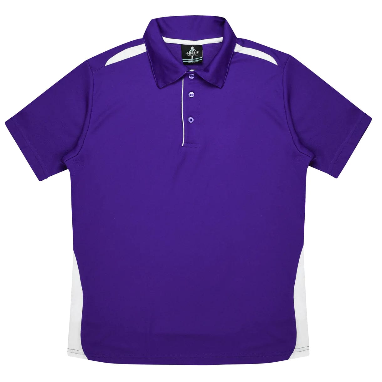 Aussie Pacific Polos / Shirts Purple/White / 4 Aussie Pacific Paterson Kids Polo