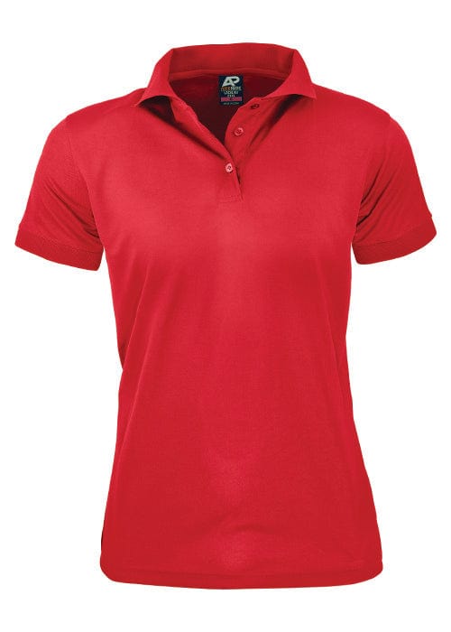 Aussie Pacific Polos / Shirts Red / 6 Aussie Pacific Lachlan Ladies Polo