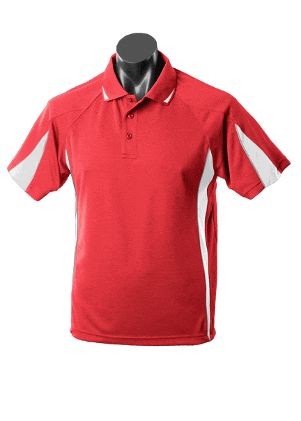 Aussie Pacific Polos / Shirts Red/White / 4 Aussie Pacific Eureka Kids Polo