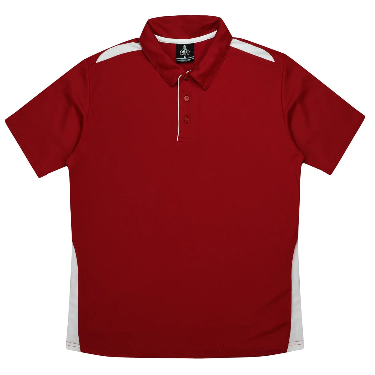 Aussie Pacific Polos / Shirts Red/White / 4 Aussie Pacific Paterson Kids Polo